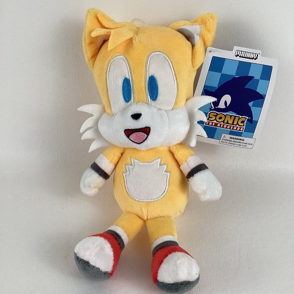 Sega Sonic The Hedgehog Tails 9" Plush Stuffed Animal Toy Kid Robot Phunny w TAG